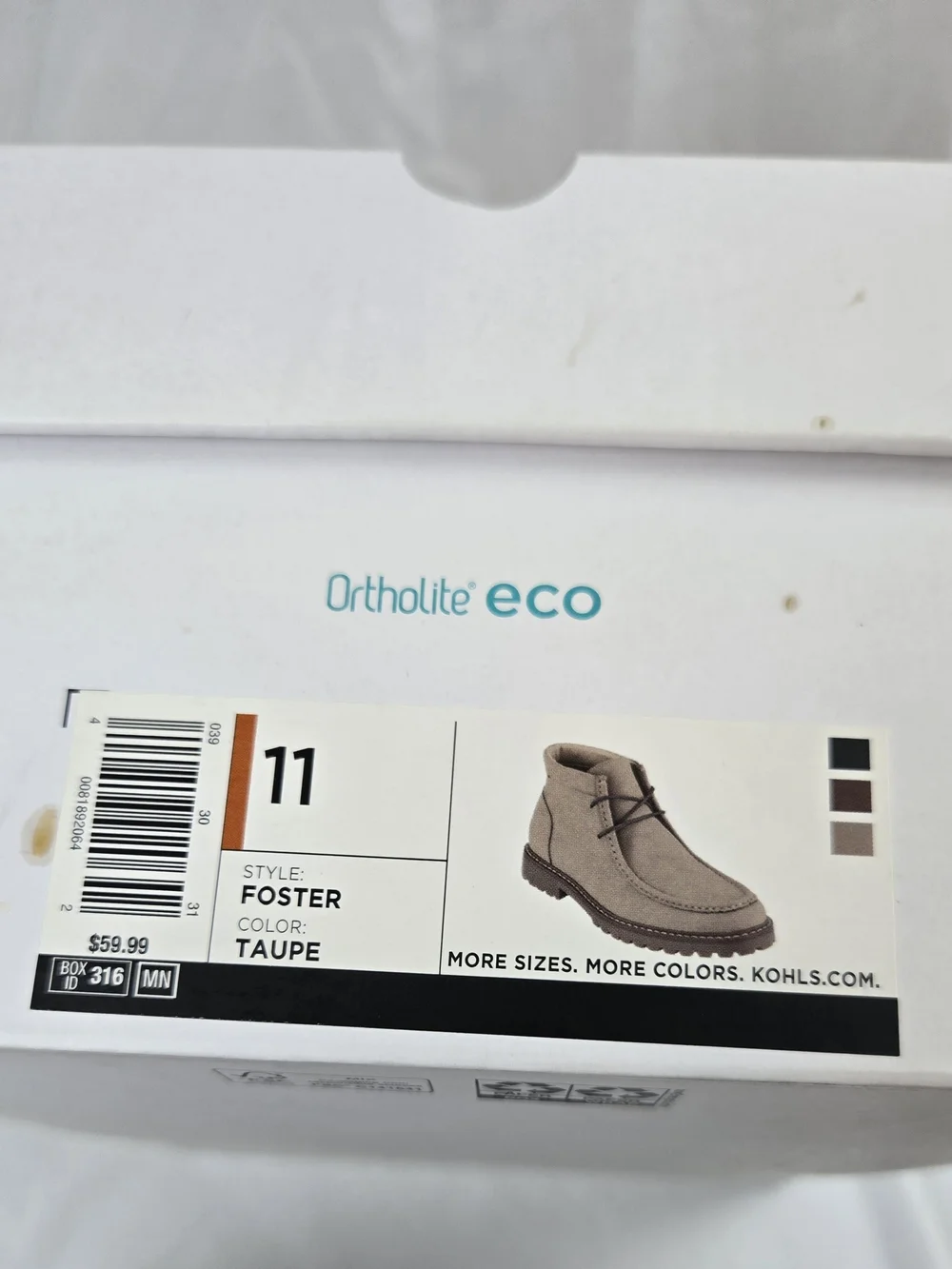 Sonoma Goods For Life Foster Men's Chukka Boots Size 11 Taupe New in Box
